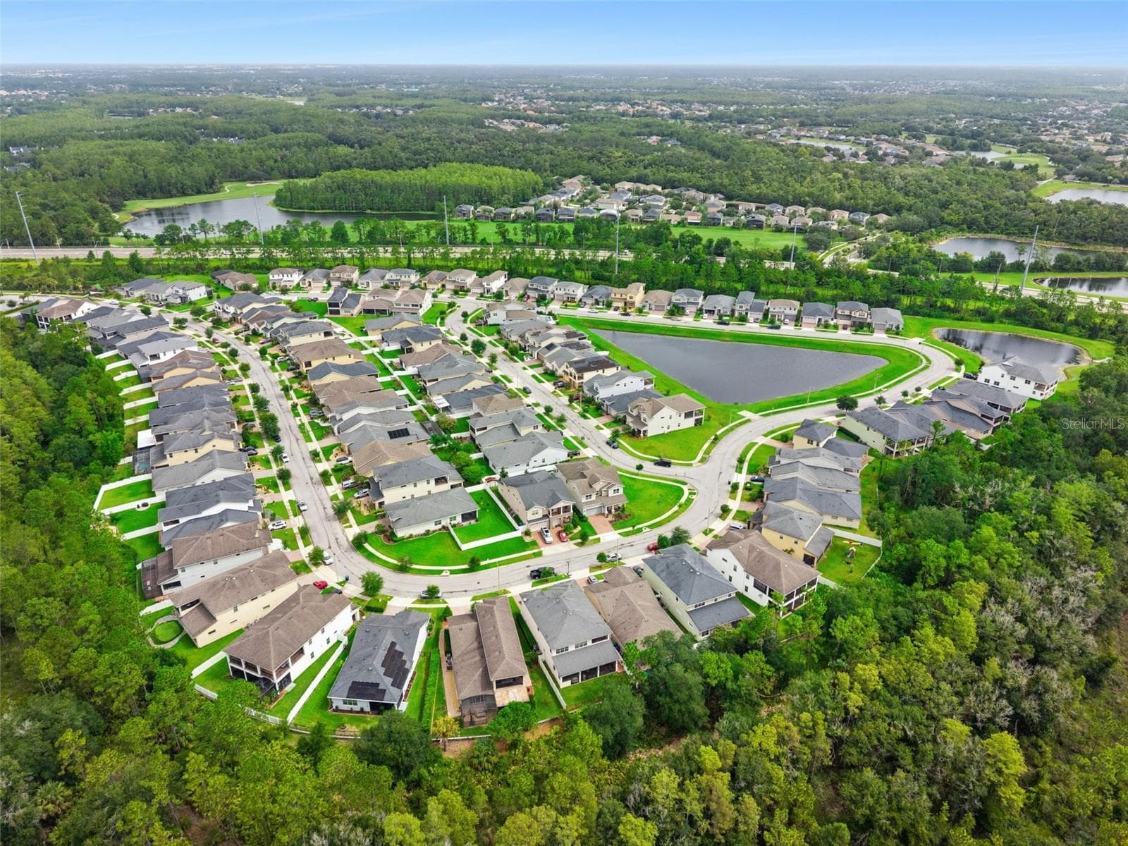 Aerial of the Neighborhood - 14156 ALAFAYA OAK BND, ORLANDO