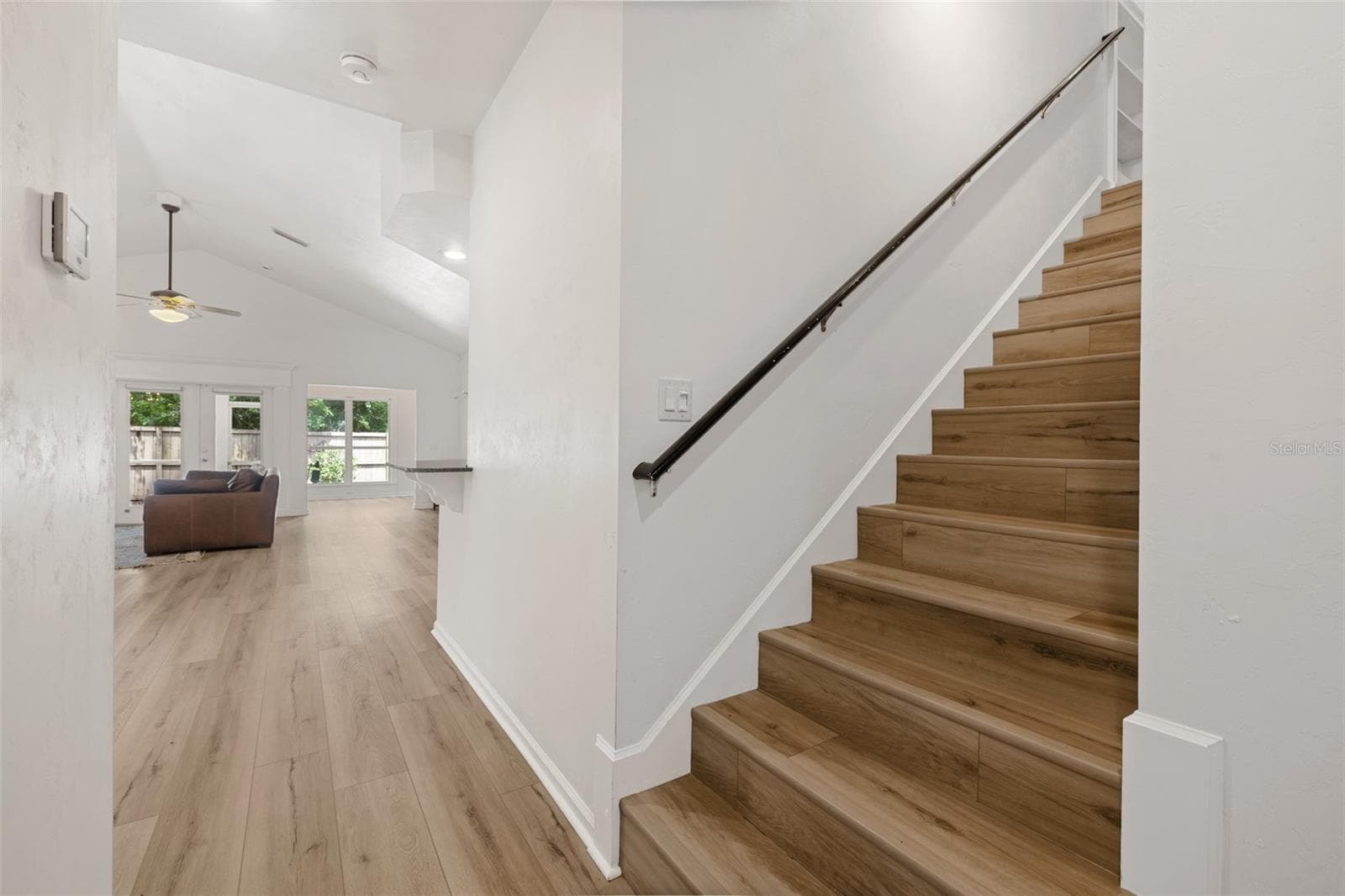 stairway to 4th bedroom - 3033 SW 98TH DR, GAINESVILLE