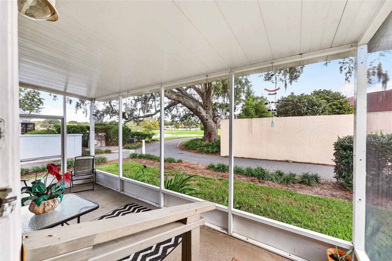 Rear Covered/Screened Patio with View - 1215 PANAMA PL, THE VILLAGES
