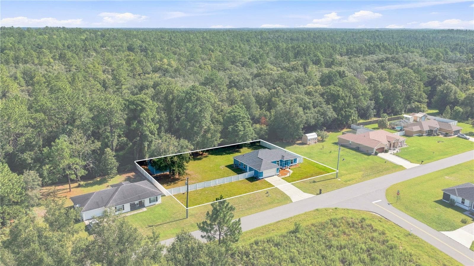 From the Sky - 7411 SW 128TH ST, OCALA