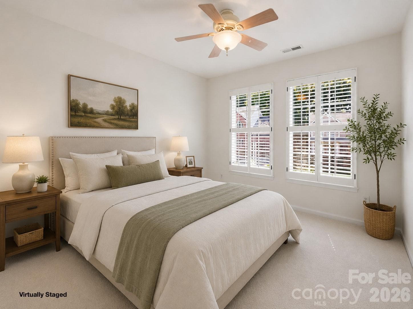 Guest Bedroom - 6832 Charter Hills Road, Charlotte