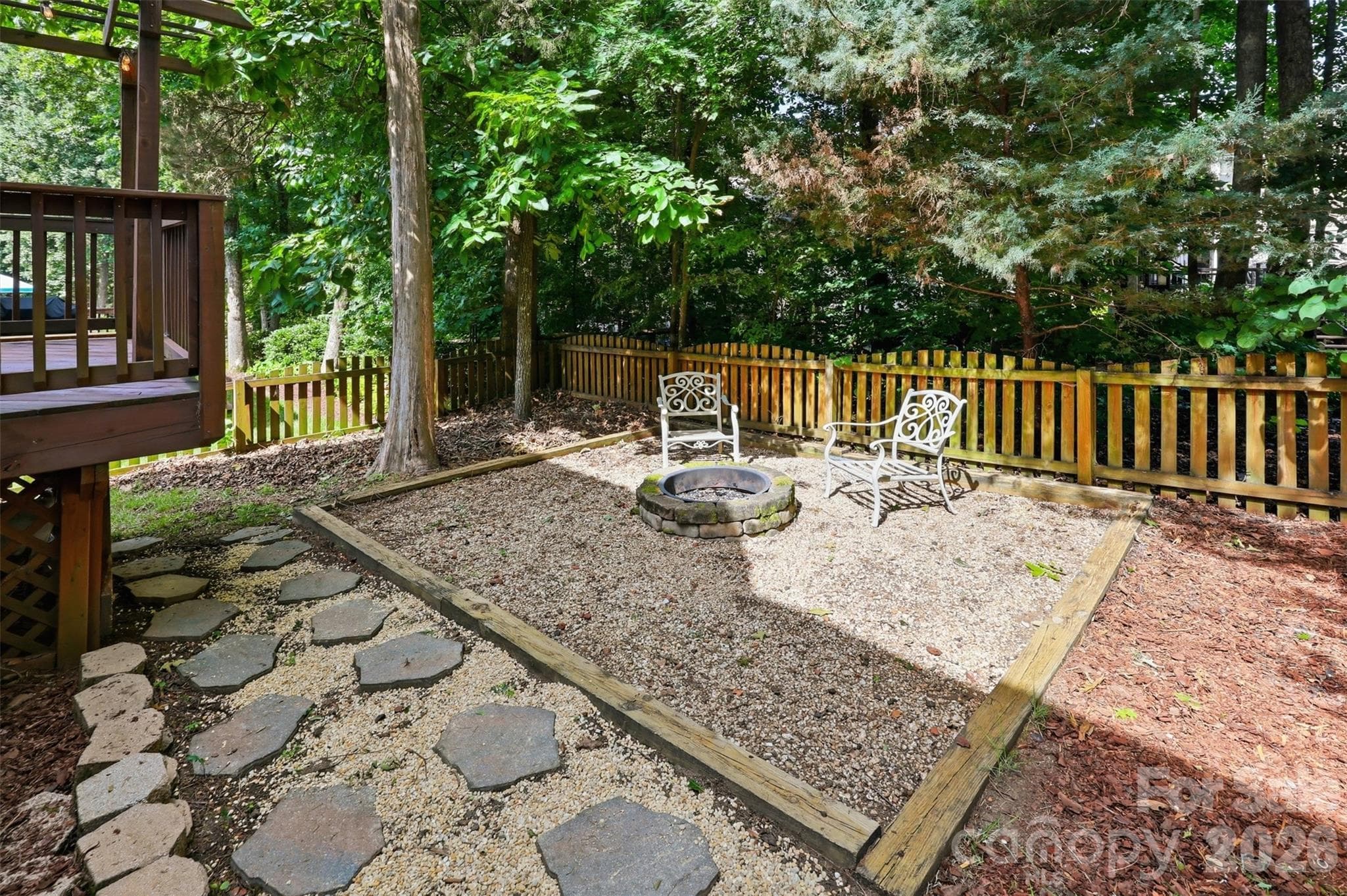 Dedicated fire pit area! - 6832 Charter Hills Road, Charlotte