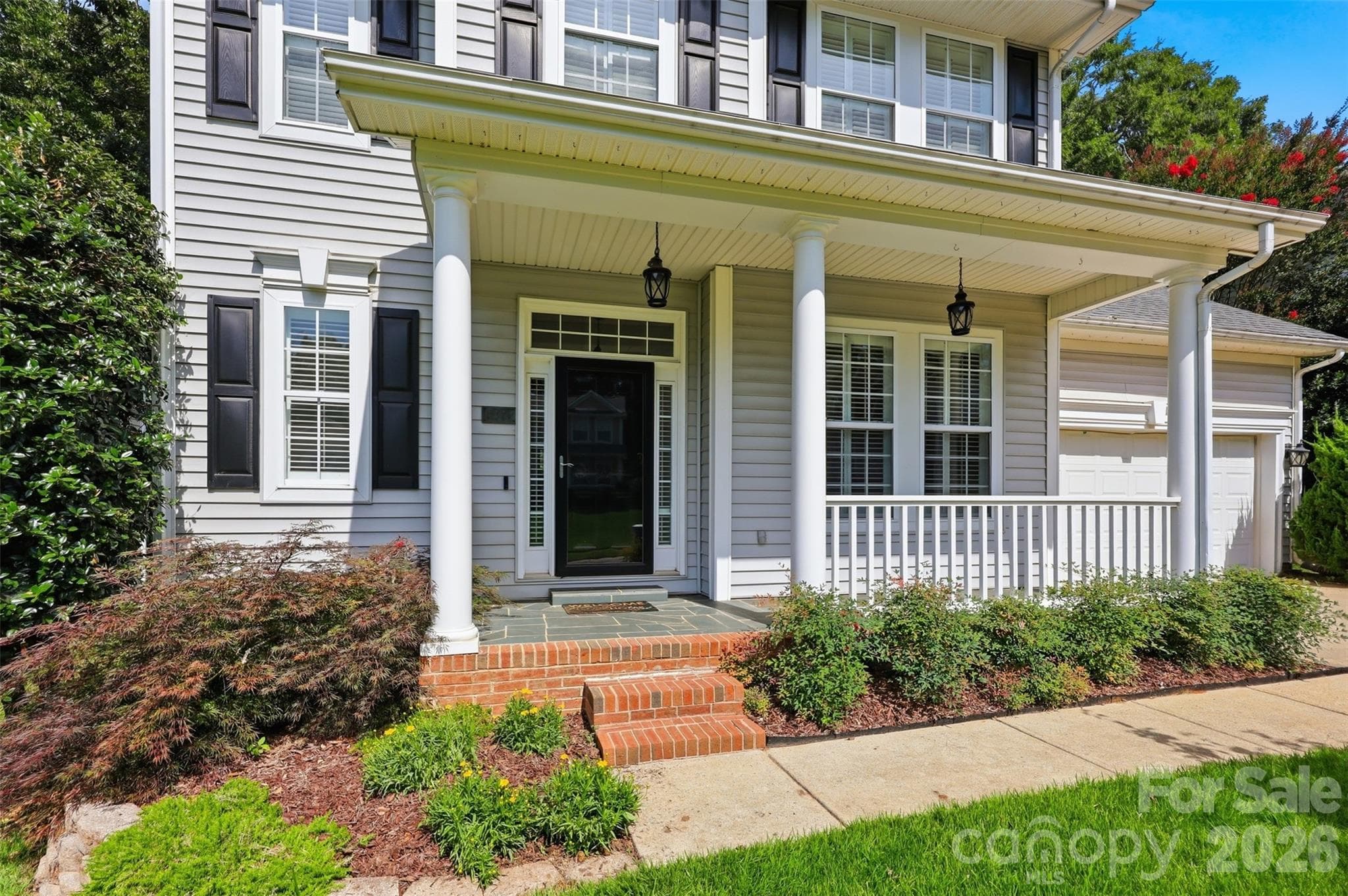 Rocking Chair Front Porch with Slate Tile! - 6832 Charter Hills Road, Charlotte