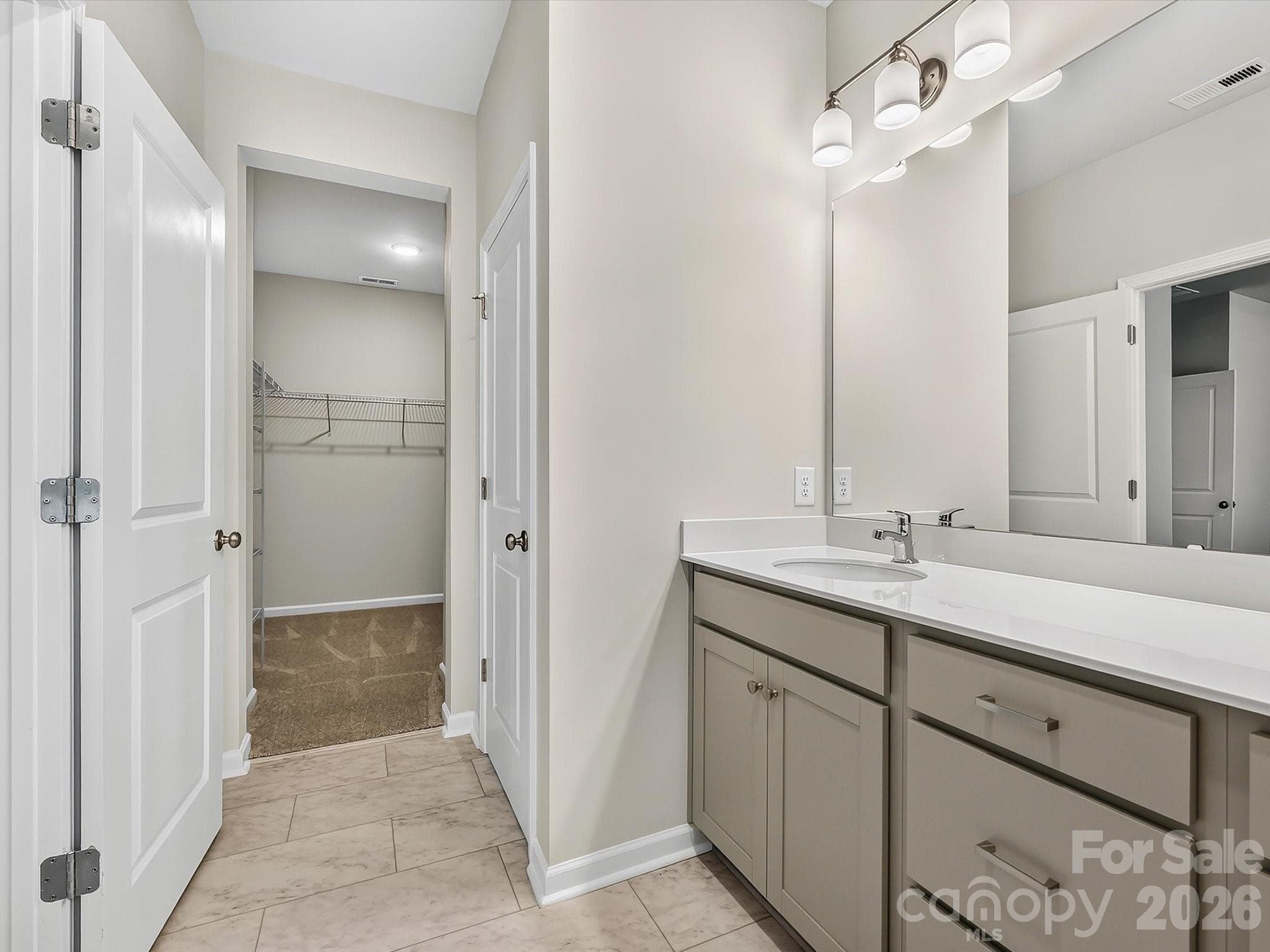 Owners Bath leading into the Oversized Owner's Closet - Charlotte