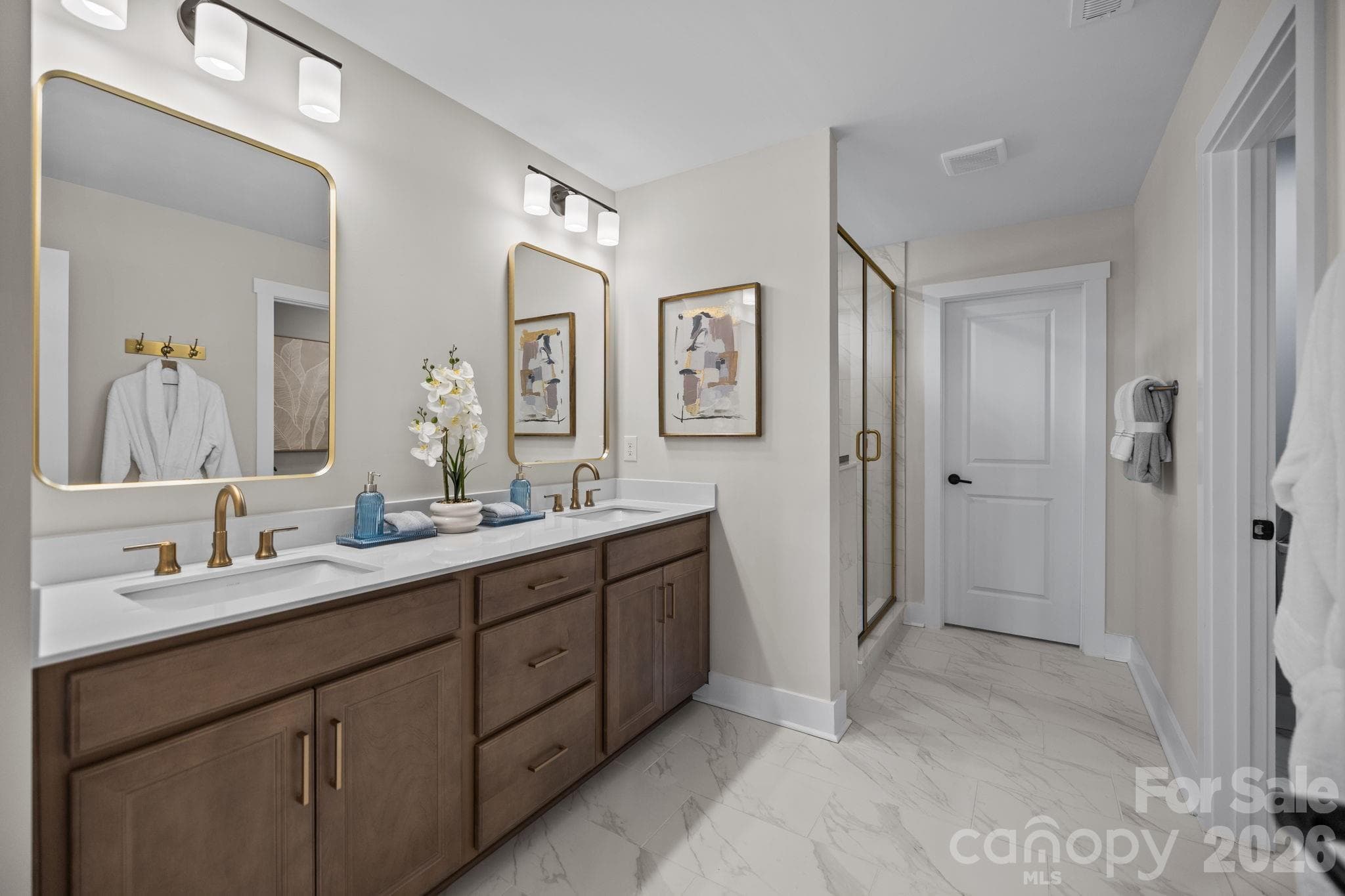 Second Floor Primary Bath - Model Home Photo for Reference Only. - 3026 Grandiose Drive, Indian Trail