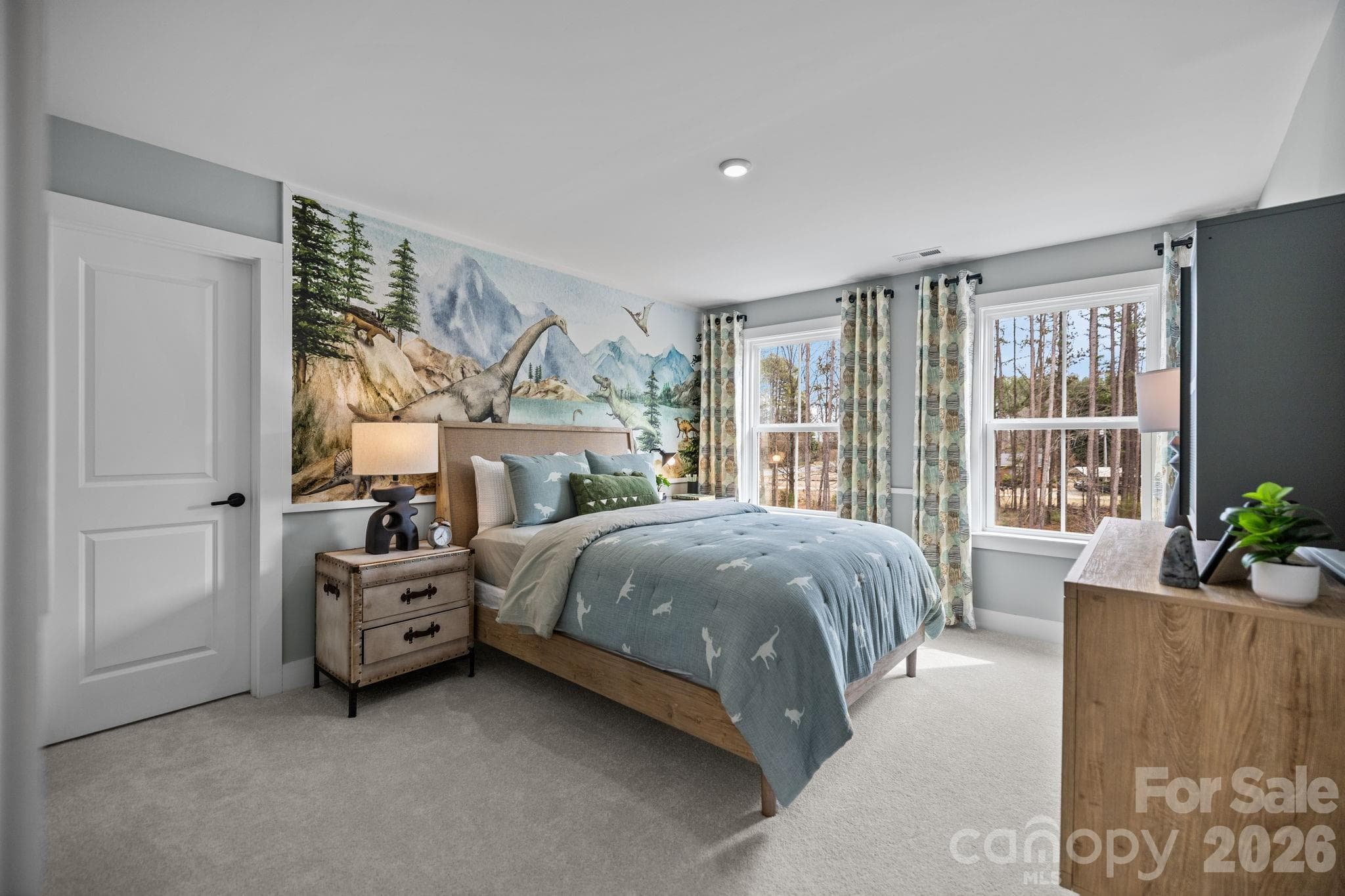 Second Floor Bedroom - Model Home Photo for Reference Only. - 3026 Grandiose Drive, Indian Trail