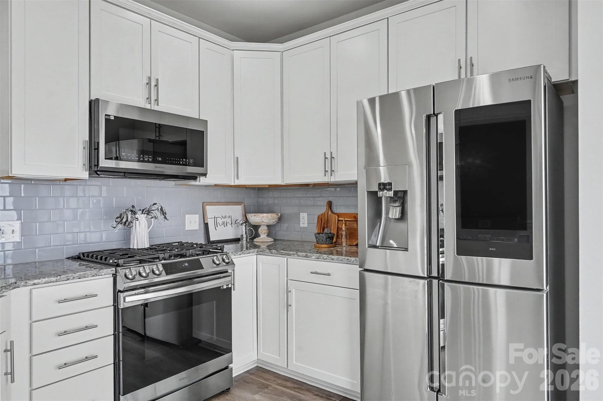 Kitchen with Smart appliances - 2447 Diplomat Lane, Charlotte