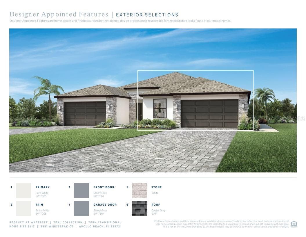 Villa at WATERSET WOLF CRK PH B, APOLLO BEACH, photo 2 of 22
