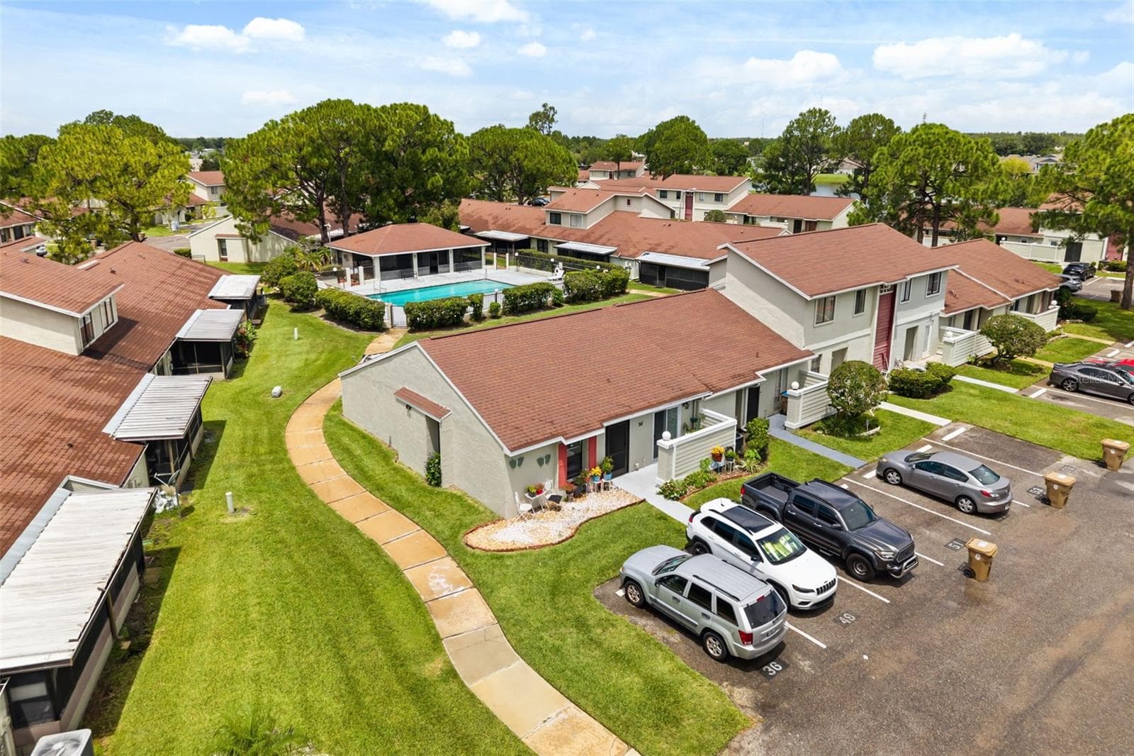 Drone side - 49 PINE ISLAND CIR, KISSIMMEE