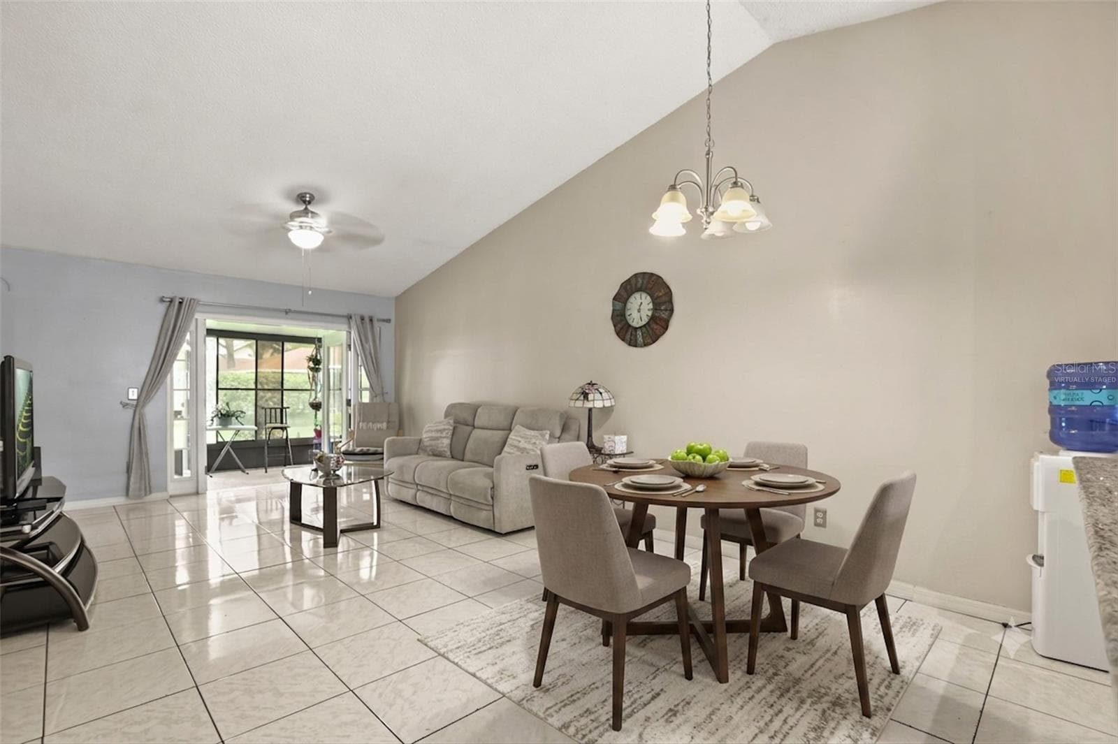 Dining Room virtually staged - 49 PINE ISLAND CIR, KISSIMMEE