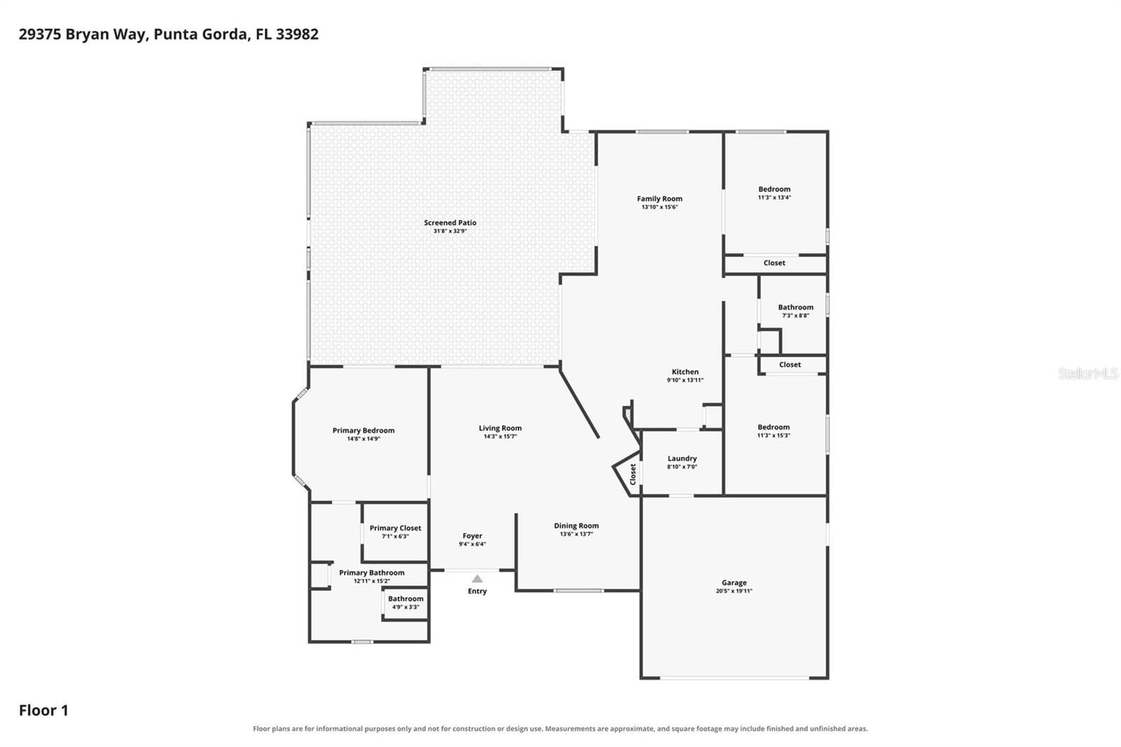 Single Family Residence at 29375 BRYAN WAY, PUNTA GORDA, photo 78 of 78