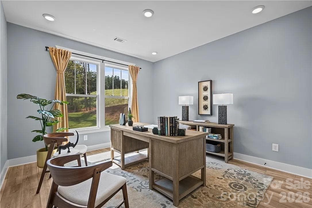 Main Level Bedroom #5 Shown as an Office - Model Home, For Reference Only. - 3031 Grandiose Drive, Indian Trail