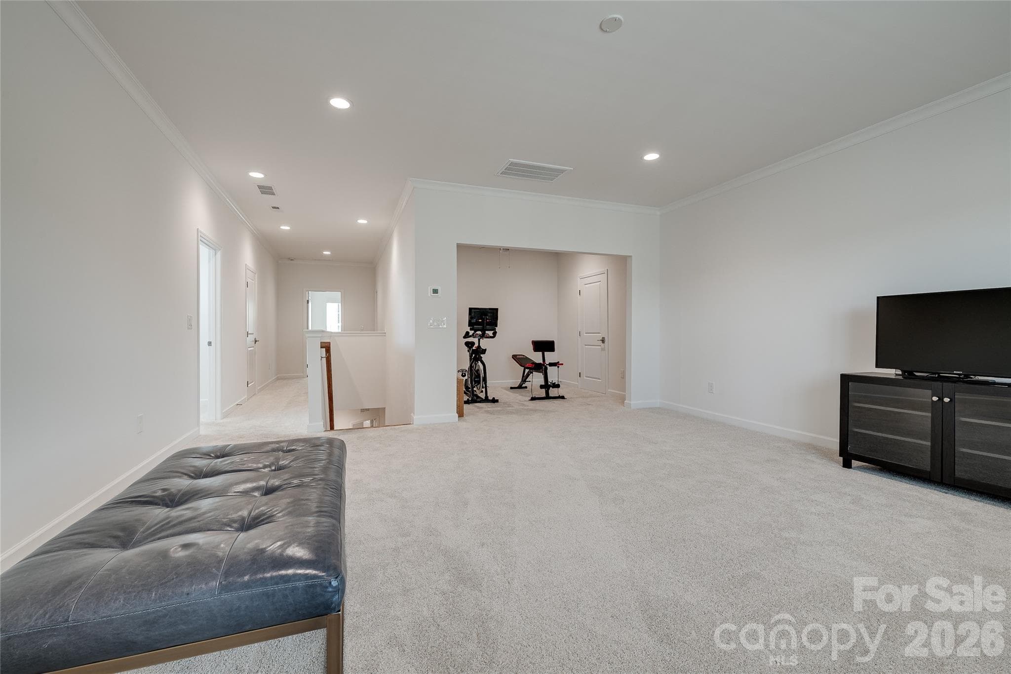 This large flex Bonus space screams theater but could be used in countless ways. - 2566 NW Red Hill Street, Concord