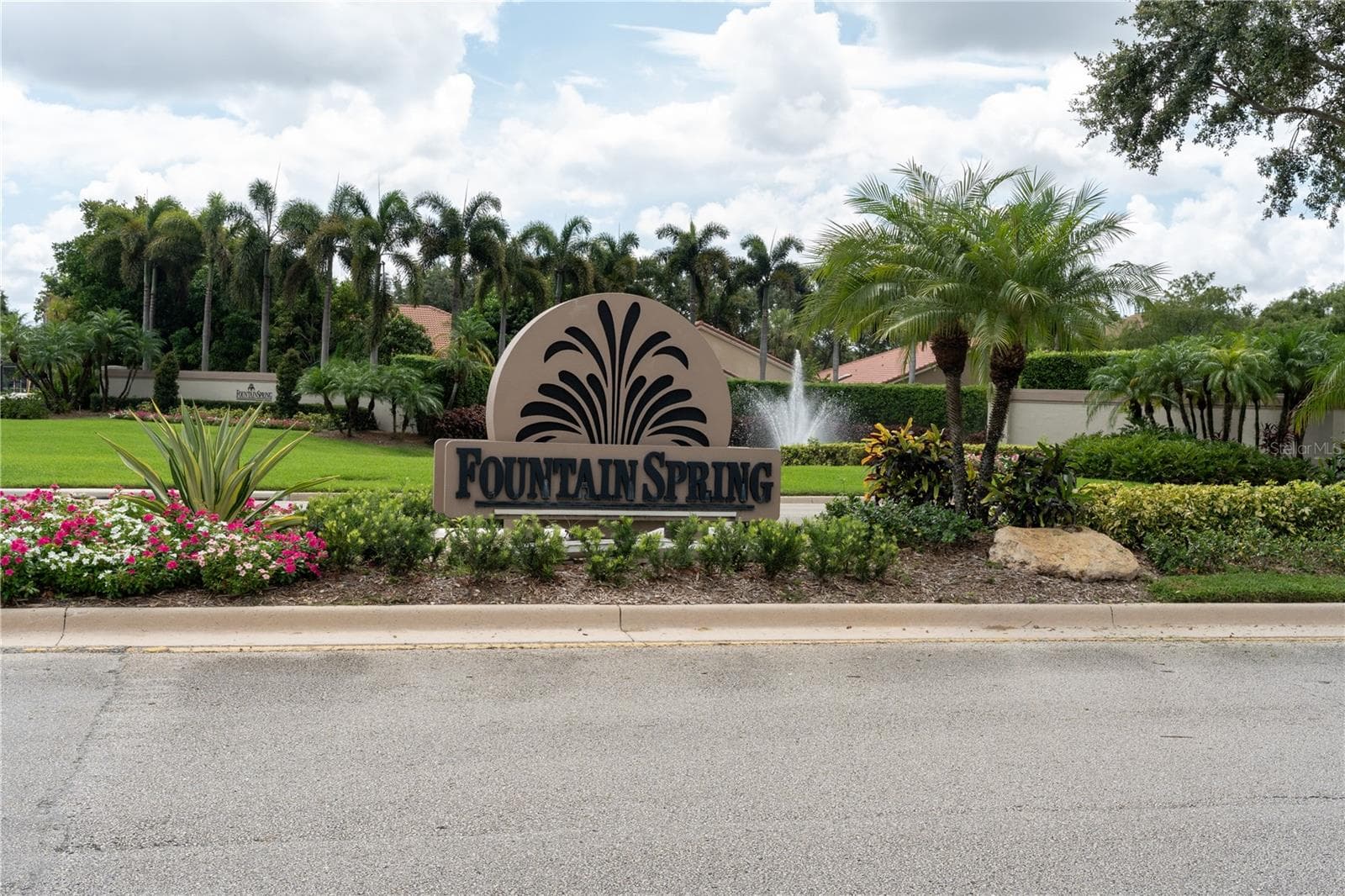 Fountain Springs Main entrance to community - 10740 NW 12TH MNR, PLANTATION