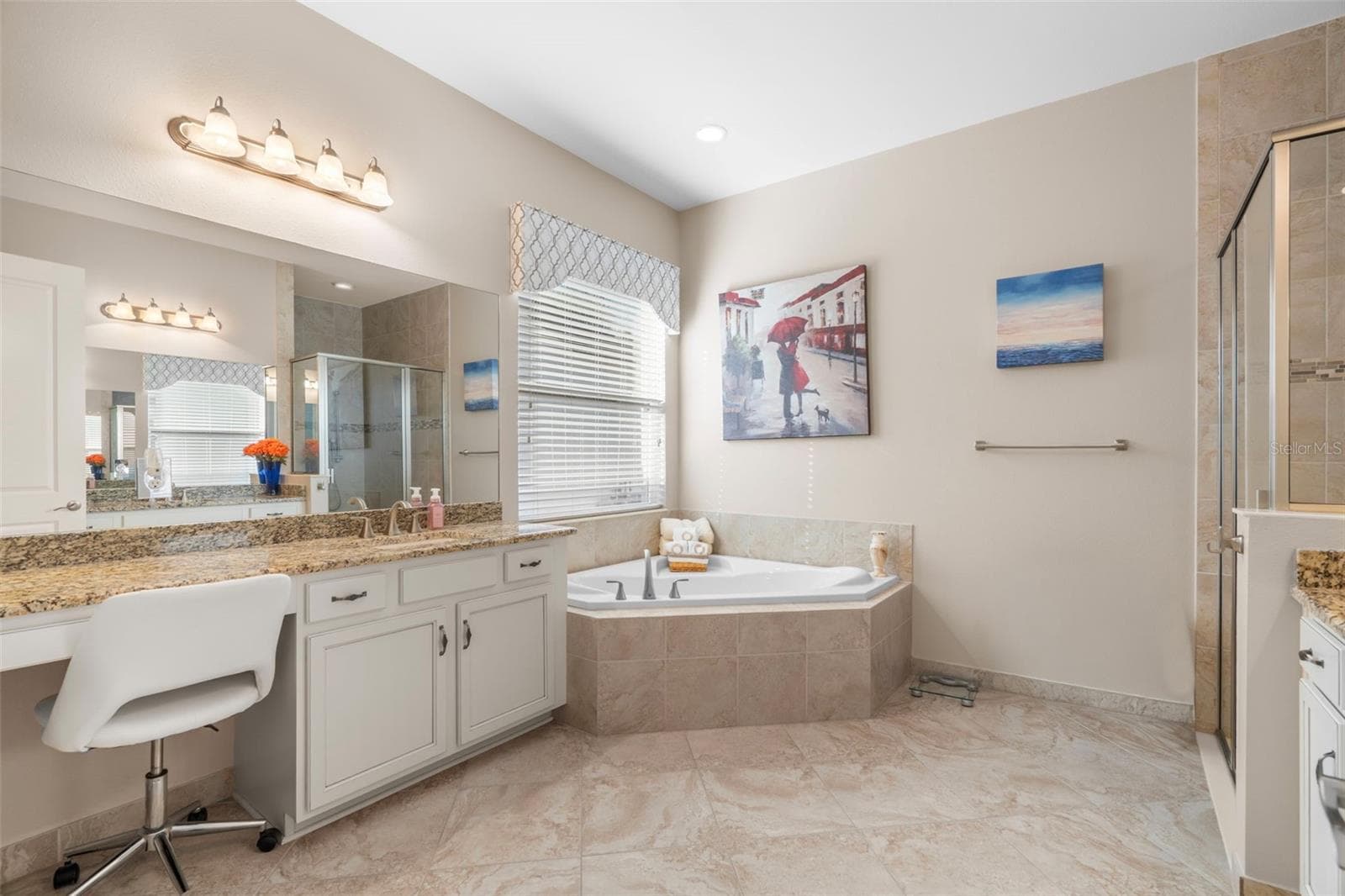 Soaking garden tub and seperate shower - 30581 IVY FORGE CT, WESLEY CHAPEL