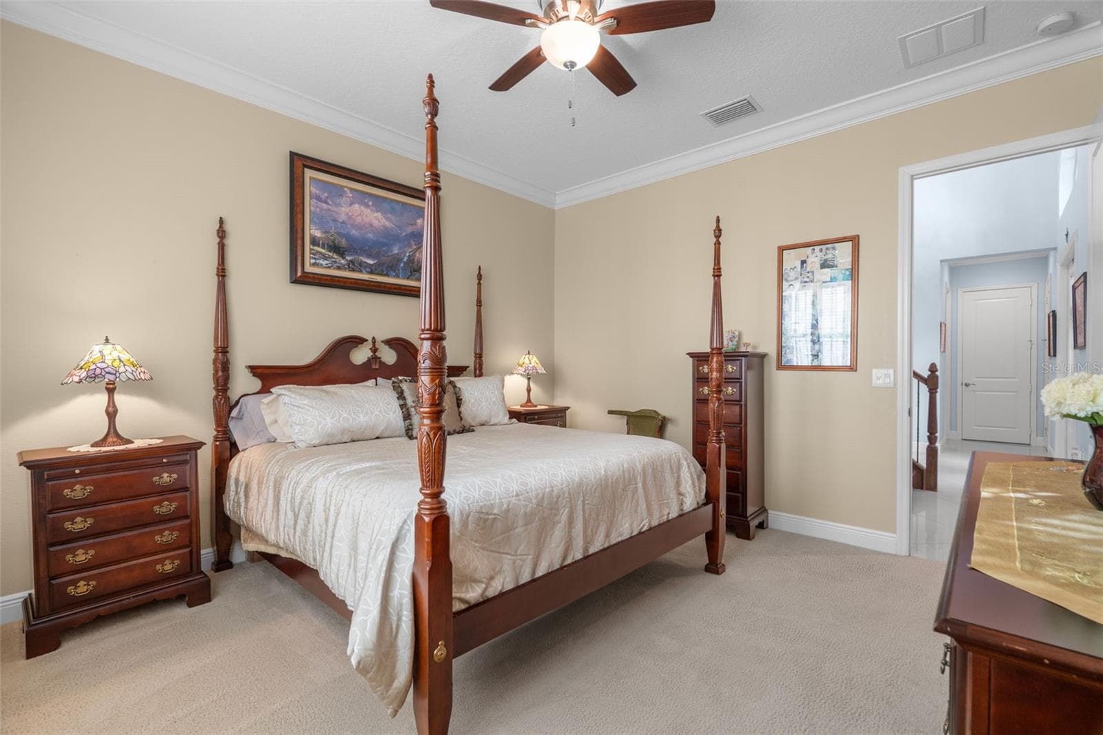 Guest Room with ceiling fan - 30581 IVY FORGE CT, WESLEY CHAPEL