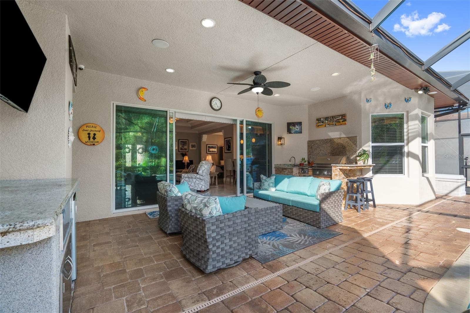 Outdoor | Pool area - 30581 IVY FORGE CT, WESLEY CHAPEL