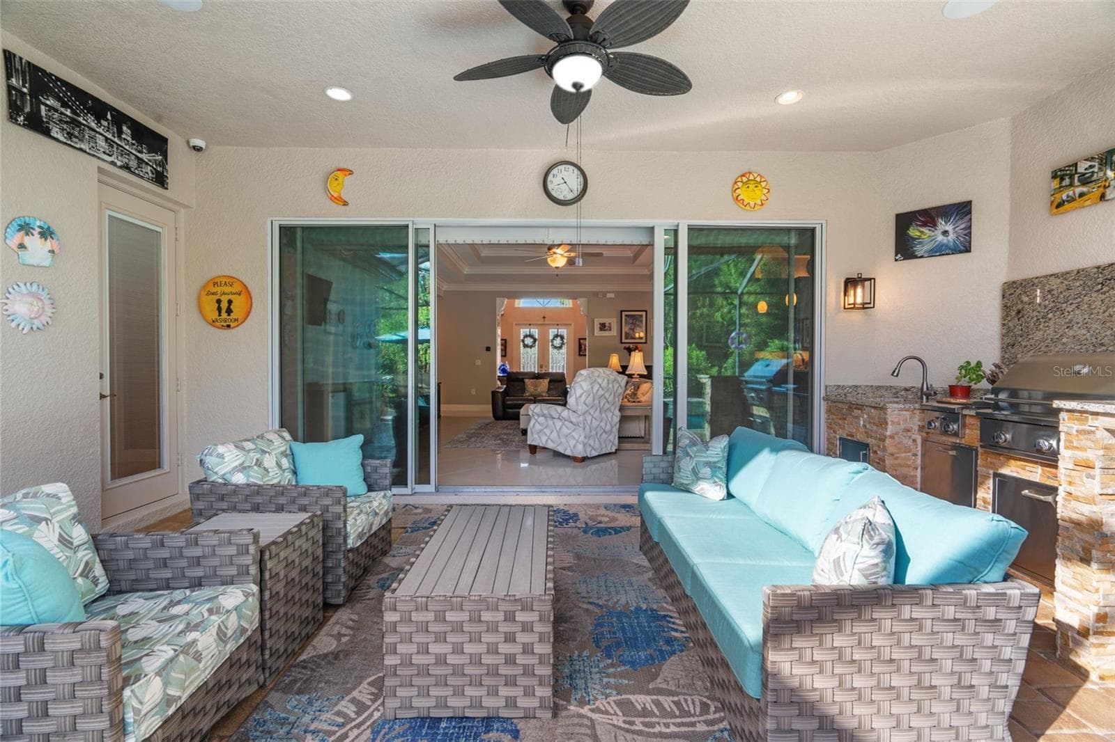 Lanai with Pavers - 30581 IVY FORGE CT, WESLEY CHAPEL