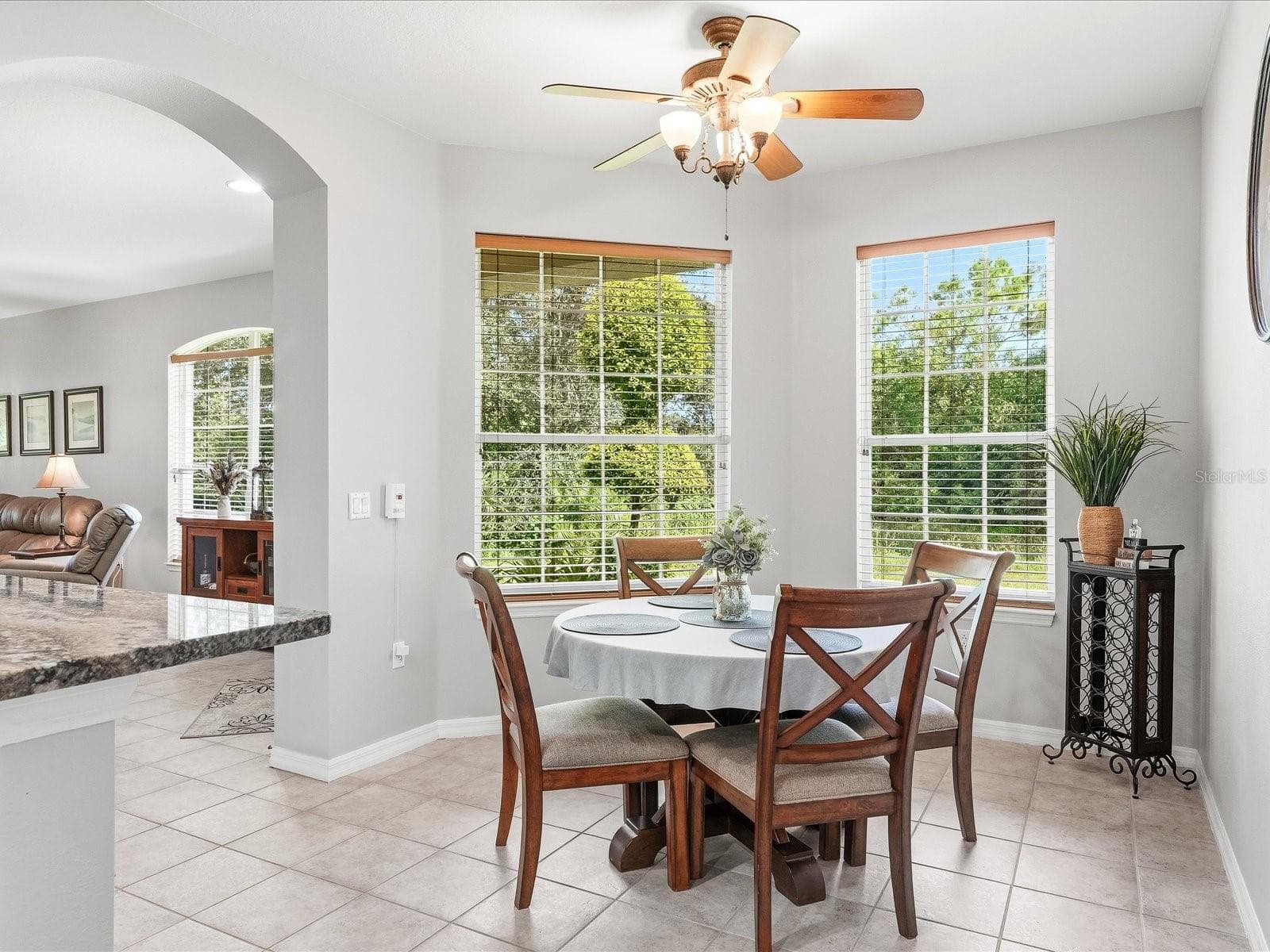 Dining nook - 4693 WHISPERING OAKS DR, NORTH PORT