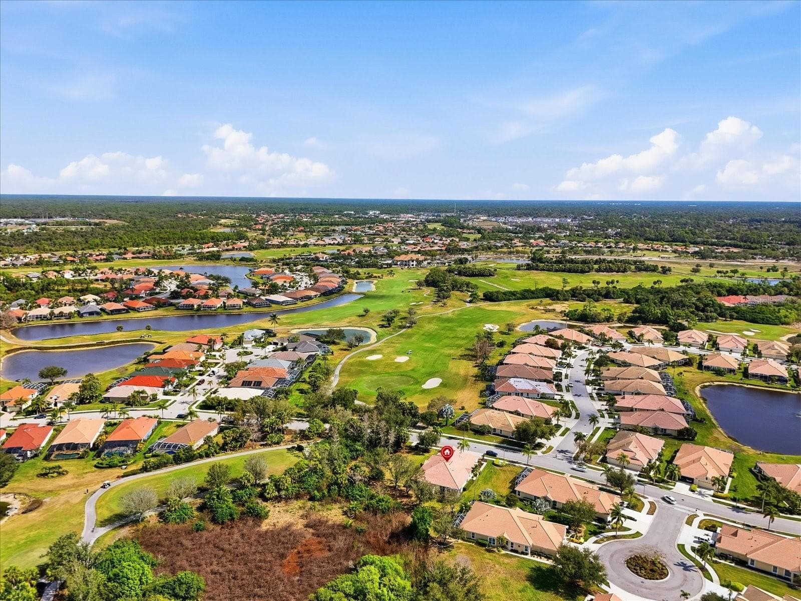 Aerial of 4693 Whispering Oaks Dr - 4693 WHISPERING OAKS DR, NORTH PORT