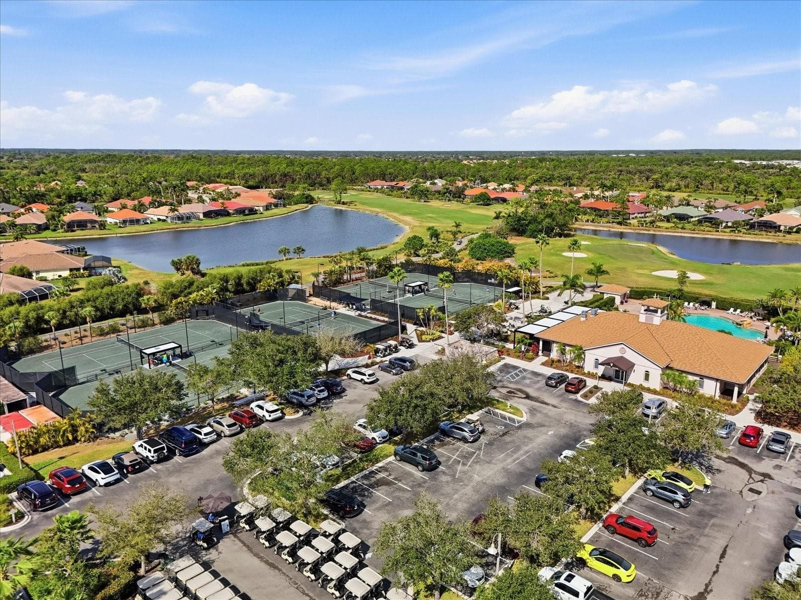 Heron Creek aerial - 4693 WHISPERING OAKS DR, NORTH PORT