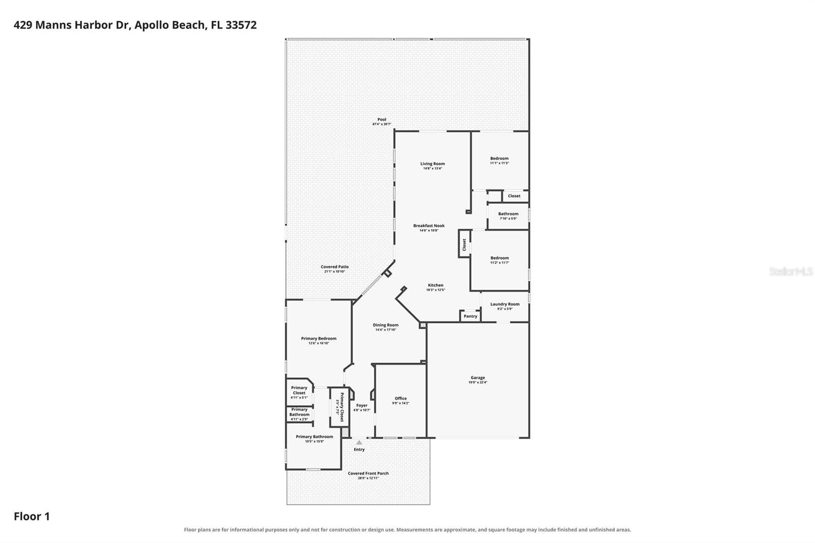 Single Family Residence at 429 MANNS HARBOR DR, APOLLO BEACH, photo 83 of 100