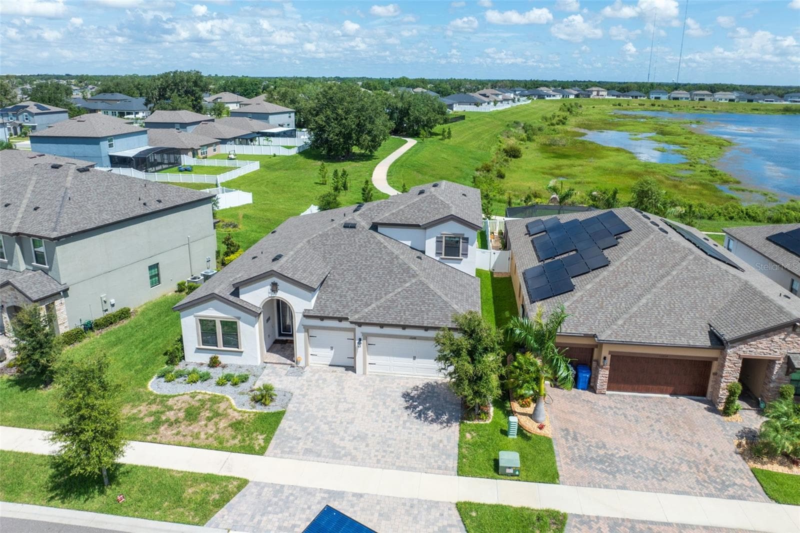 Aerial Front - 12648 BERGSTROM BAY DR, RIVERVIEW
