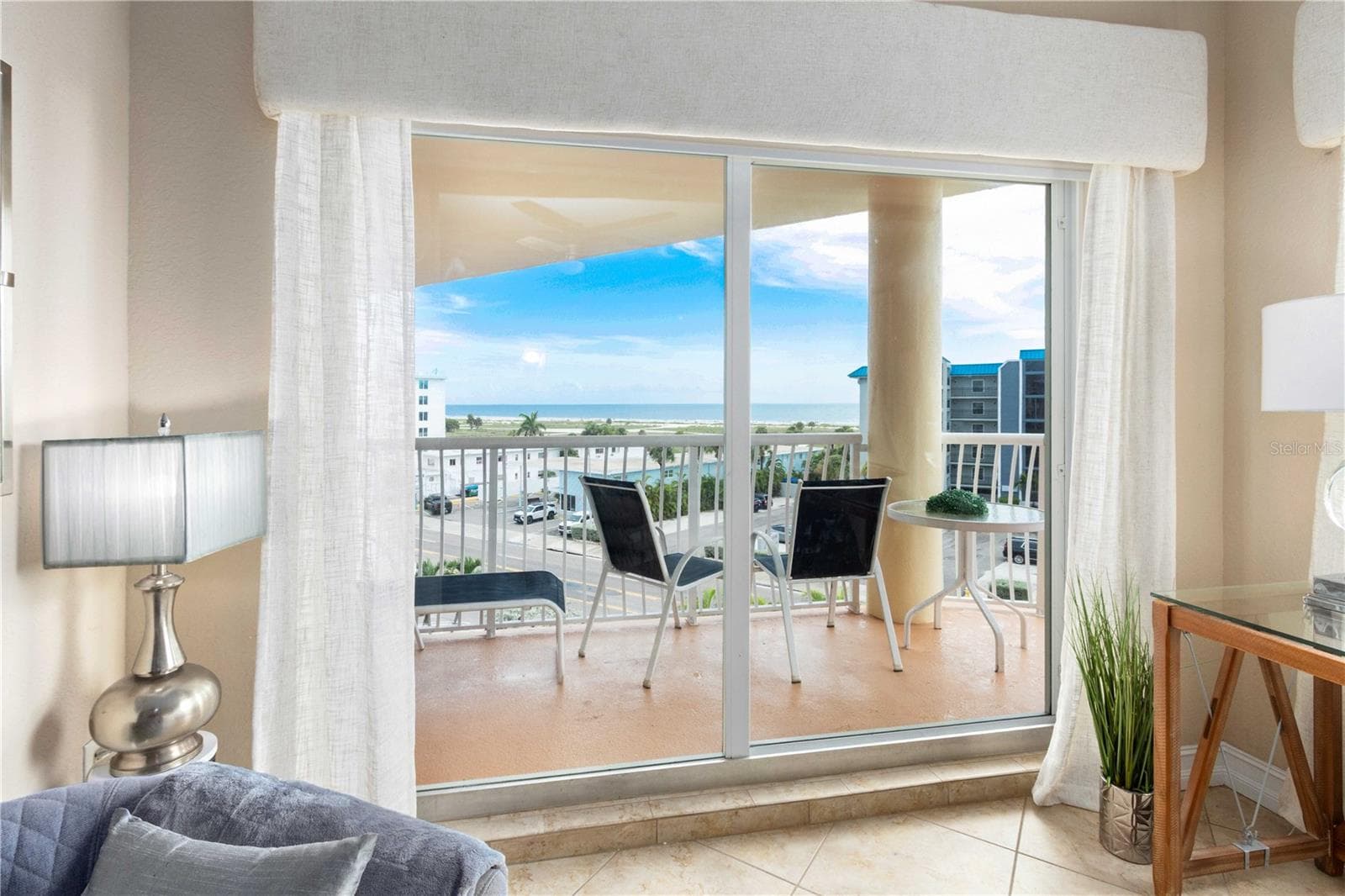 WIDE OPEN VIEWS OF THE GULF AND BEACH FRONT PROMENADE. - 11605 GULF BLVD #503, TREASURE ISLAND