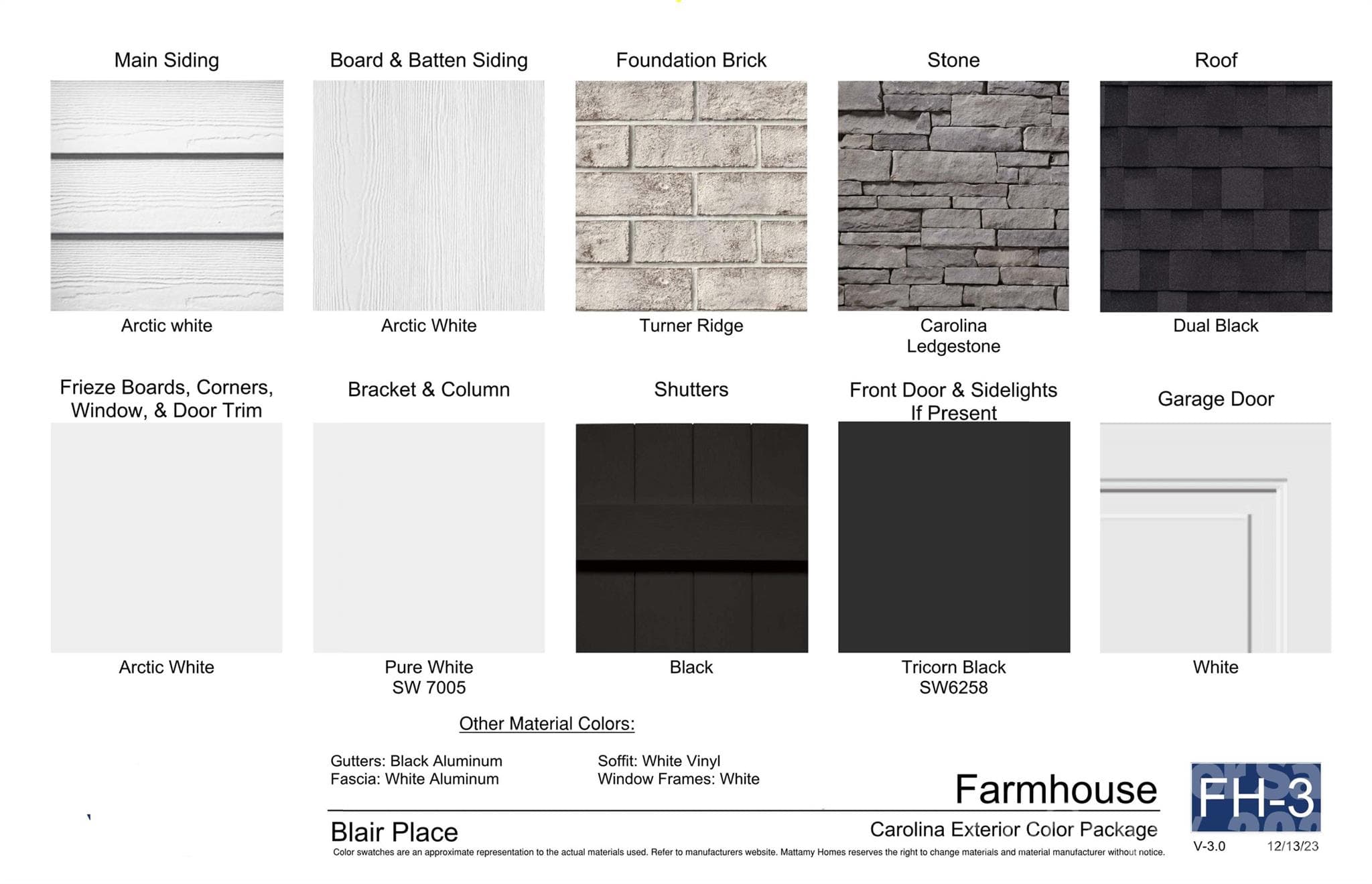 Exterior Color Package - 2509 Mabel Lane, Monroe