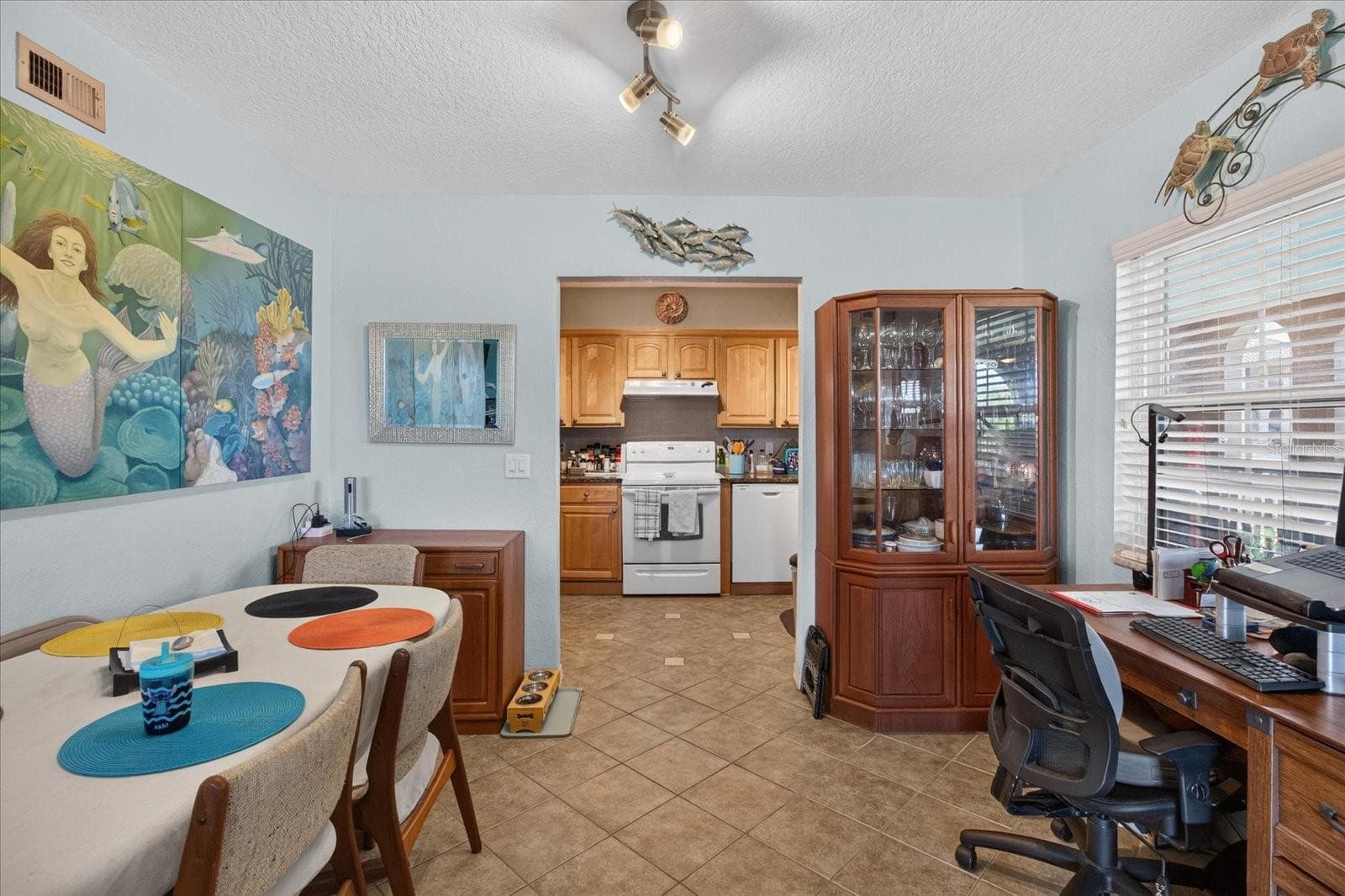 Dining Area That Leads to The Kitchen.Tile Floors In The Kitchen & Dining Area - 6100 GULFPORT BLVD S #401, GULFPORT