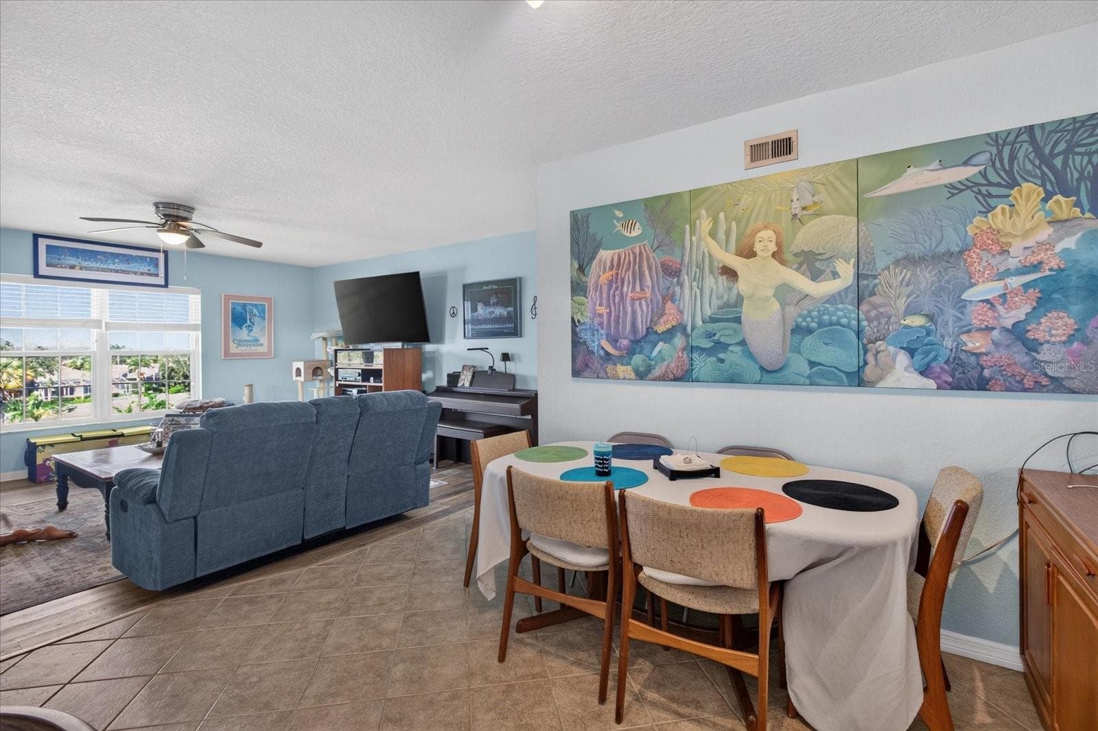 Dining Area That Leads to The Kitchen.Tile Floors In The Kitchen & Dining Area - 6100 GULFPORT BLVD S #401, GULFPORT