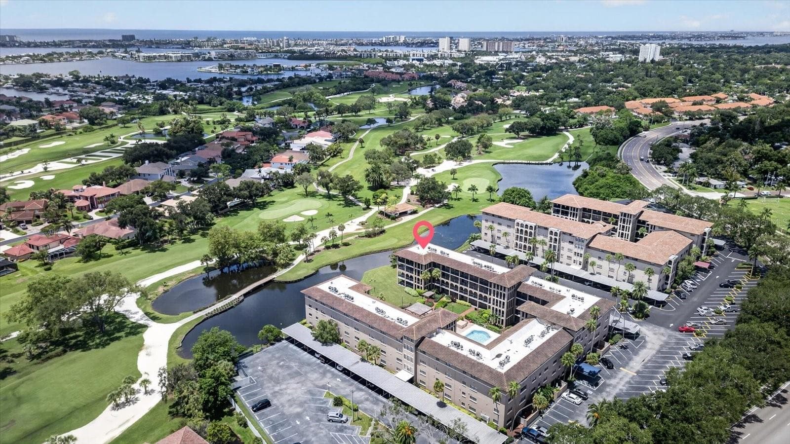 Red Pin Drop Is The Condo Location - 6100 GULFPORT BLVD S #401, GULFPORT