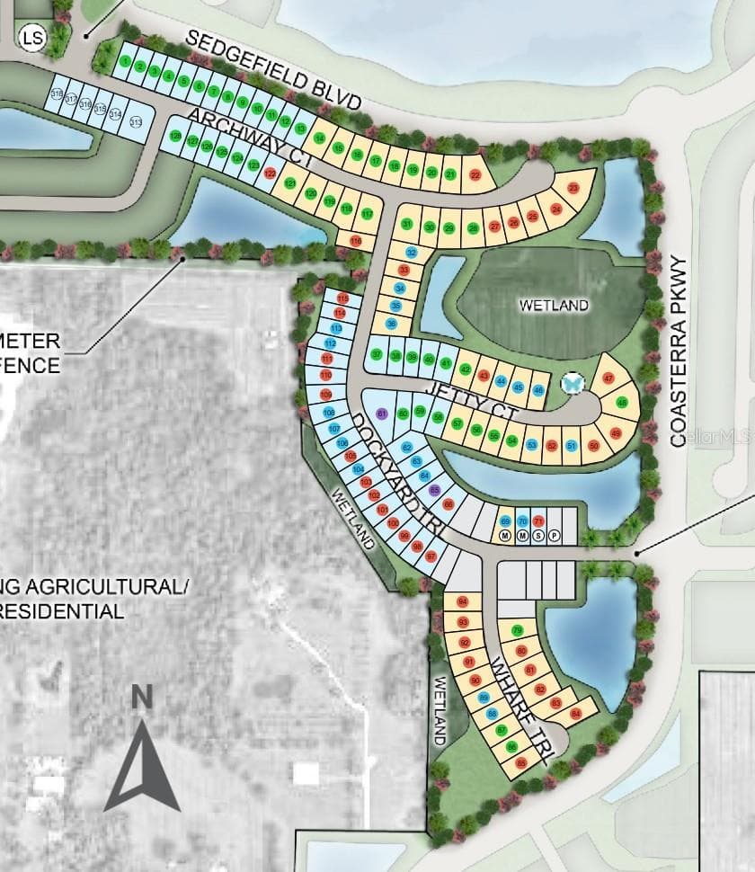 Palms at Coasterra Sitemap - 12813 DOCKYARD TRL, PALMETTO