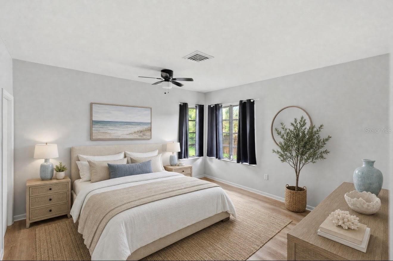Bedroom 1 Staged - 4232 PANDORA RD, VENICE