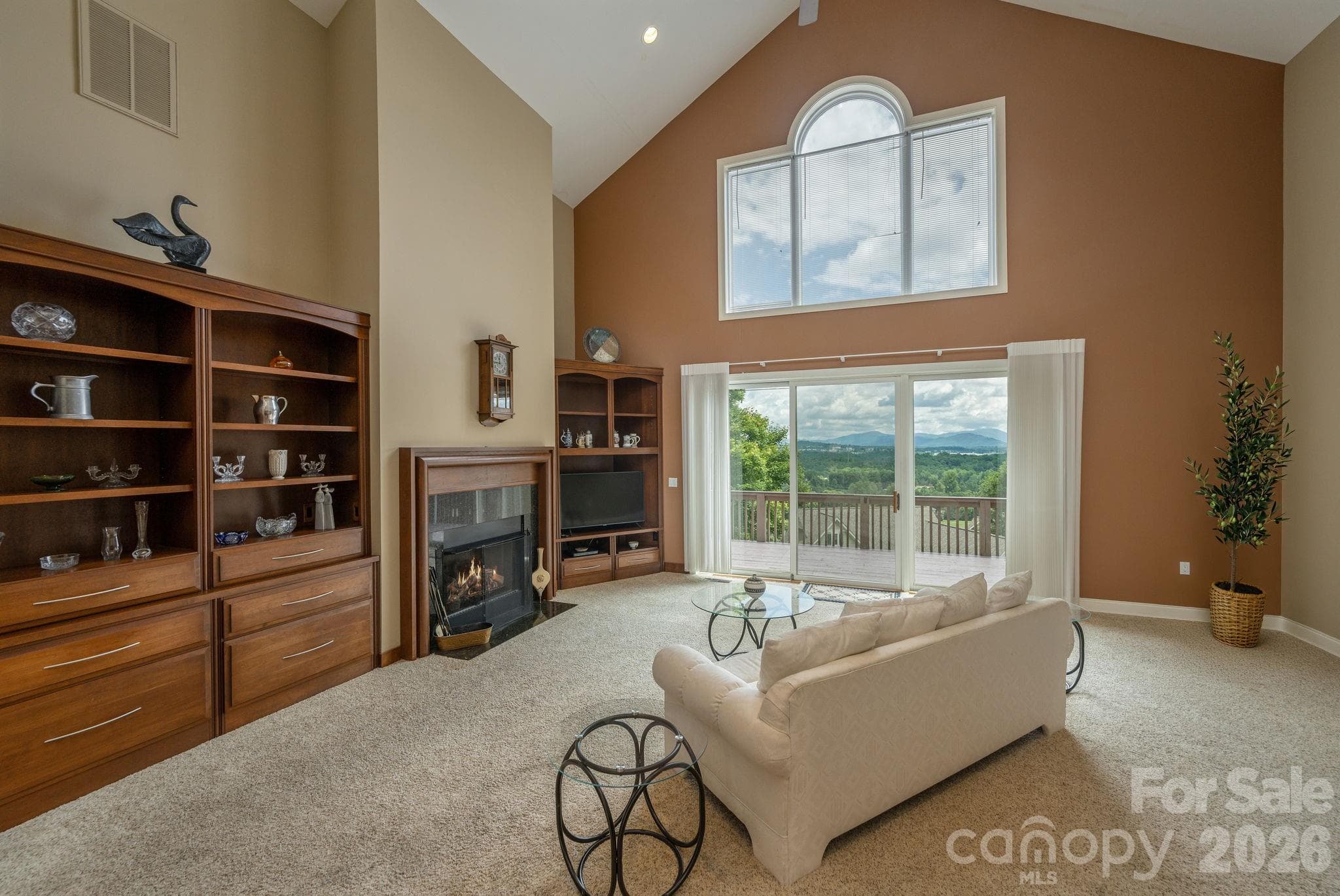 Great Room Living area with NE View - 20 N Mission Hills Court, Mills River
