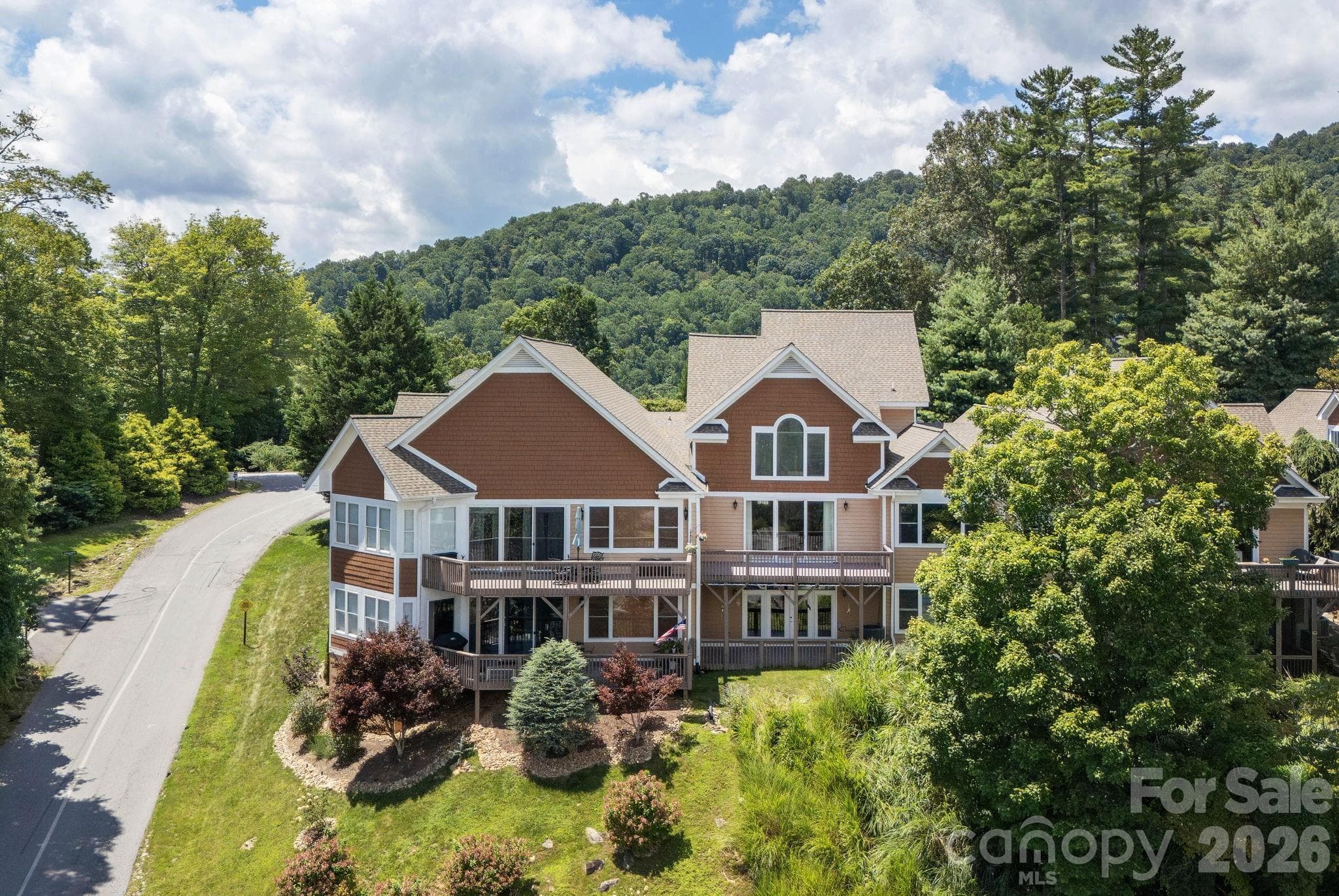 Back View of 20 N Mission Hills Ct - 20 N Mission Hills Court, Mills River