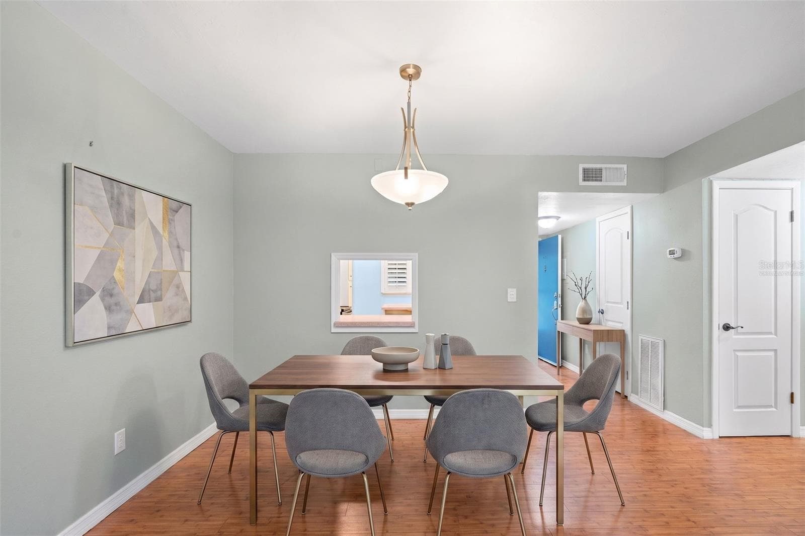 Dining Room virtually staged - 1310 GLEN OAKS DR E #383E, SARASOTA