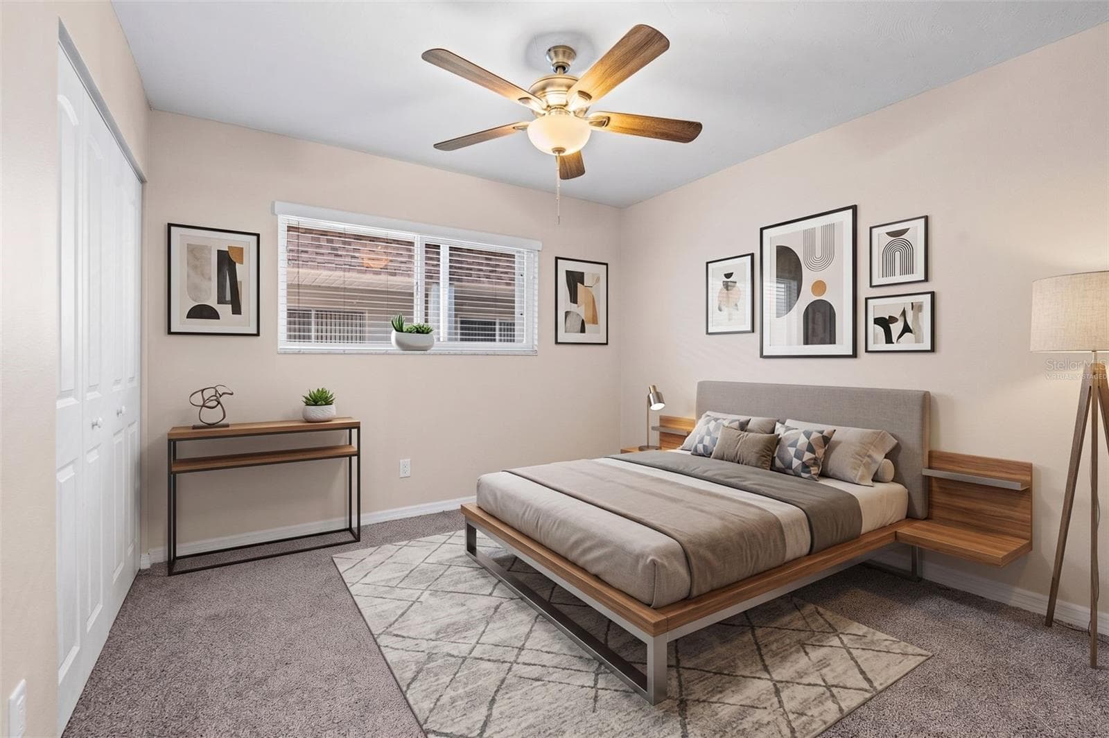 Bedroom 2 virtually staged - 1310 GLEN OAKS DR E #383E, SARASOTA