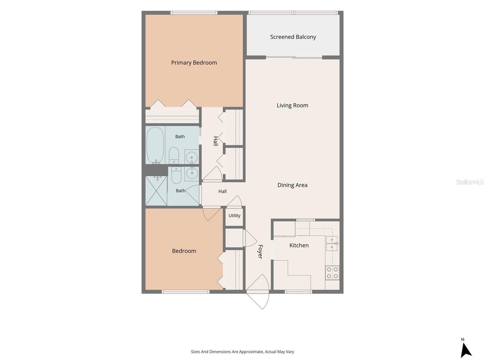 Floor Plan - 1310 GLEN OAKS DR E #383E, SARASOTA