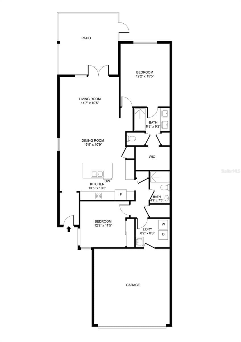 Floor Plan - 1667 KEY BAY TRL, KISSIMMEE