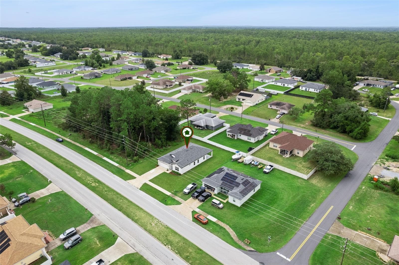 Aerial View - 489 MARION OAKS TRL, OCALA