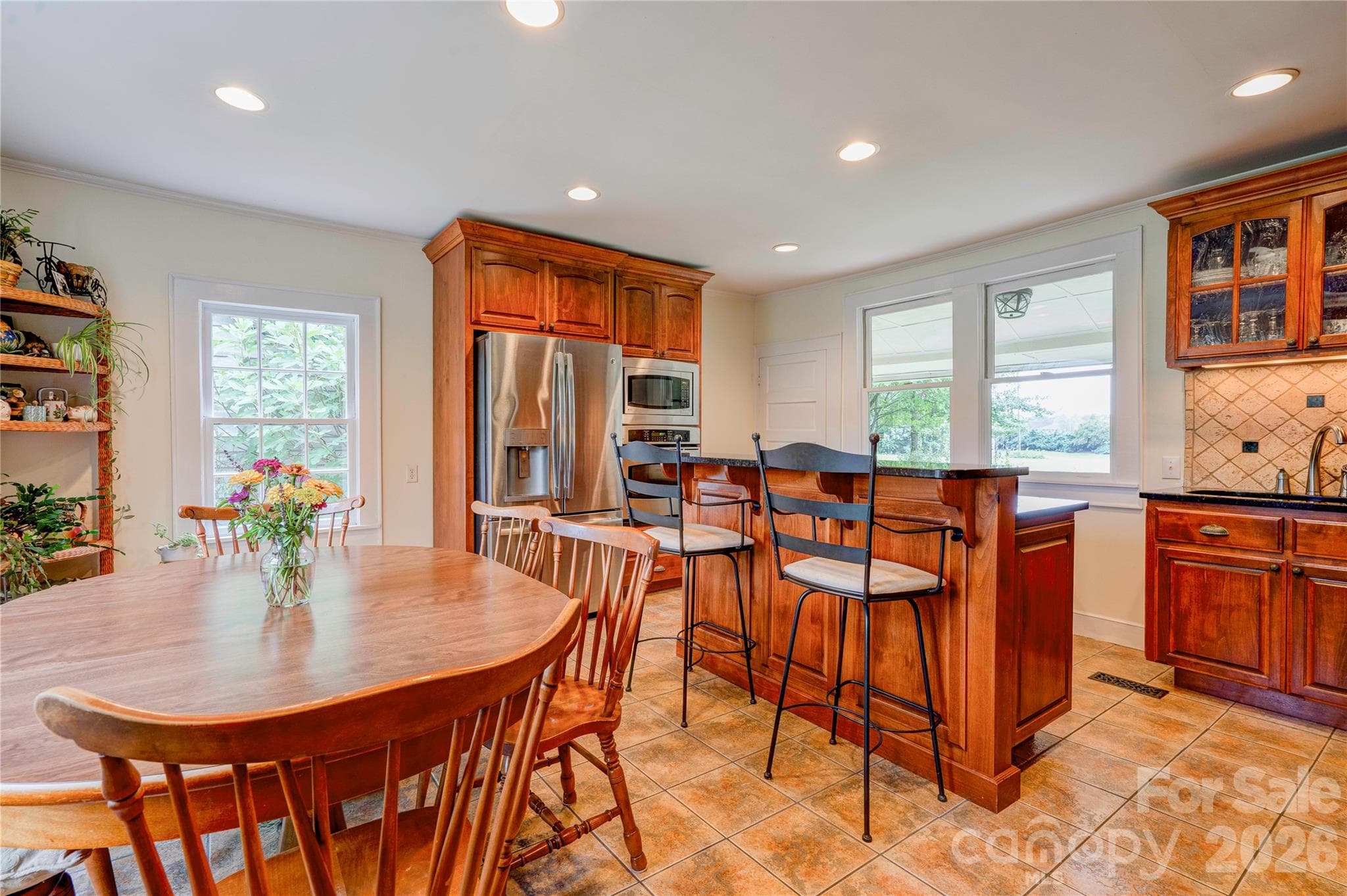 Dining Room/Kitchen - 411 Pleasant Ridge Church Road, Shelby