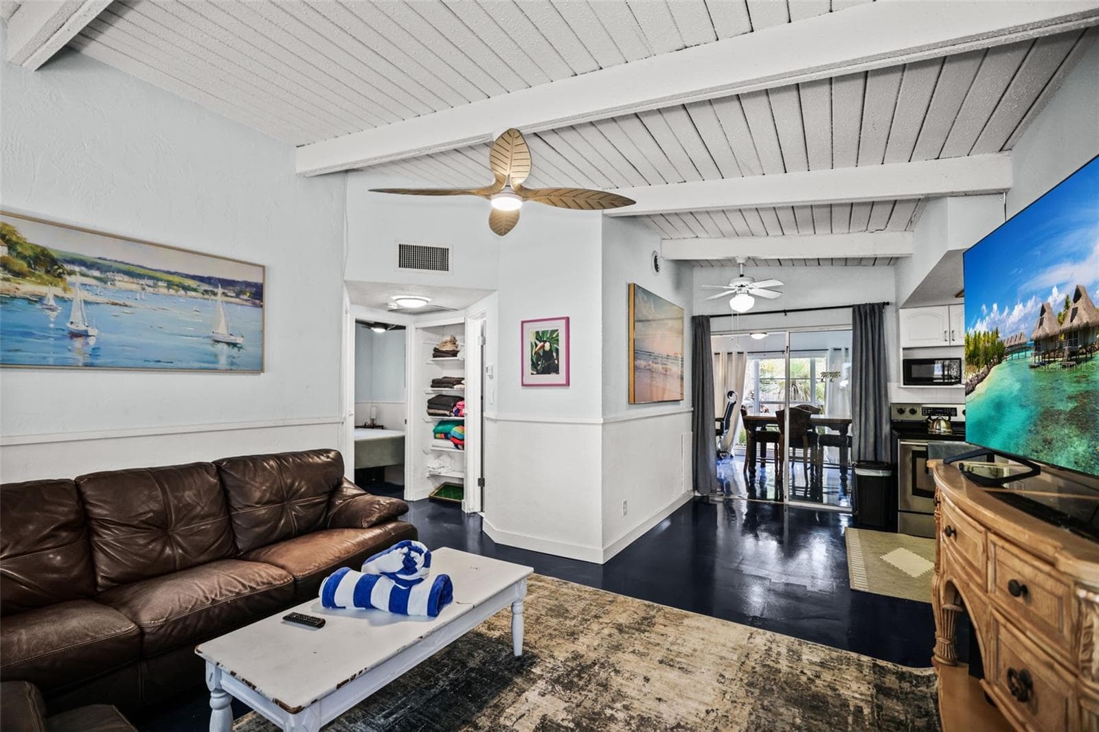 Open Concept Living Room/Dinning Room/Kitchen - 14023 PALM ST, MADEIRA BEACH
