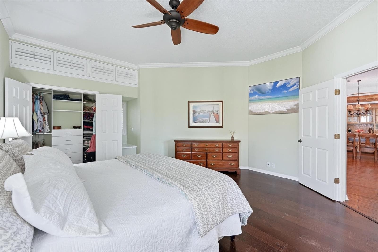 Primary Bedroom w/Third Closet & High Storage Cubbies - 4747 PINNACLE DR, BRADENTON