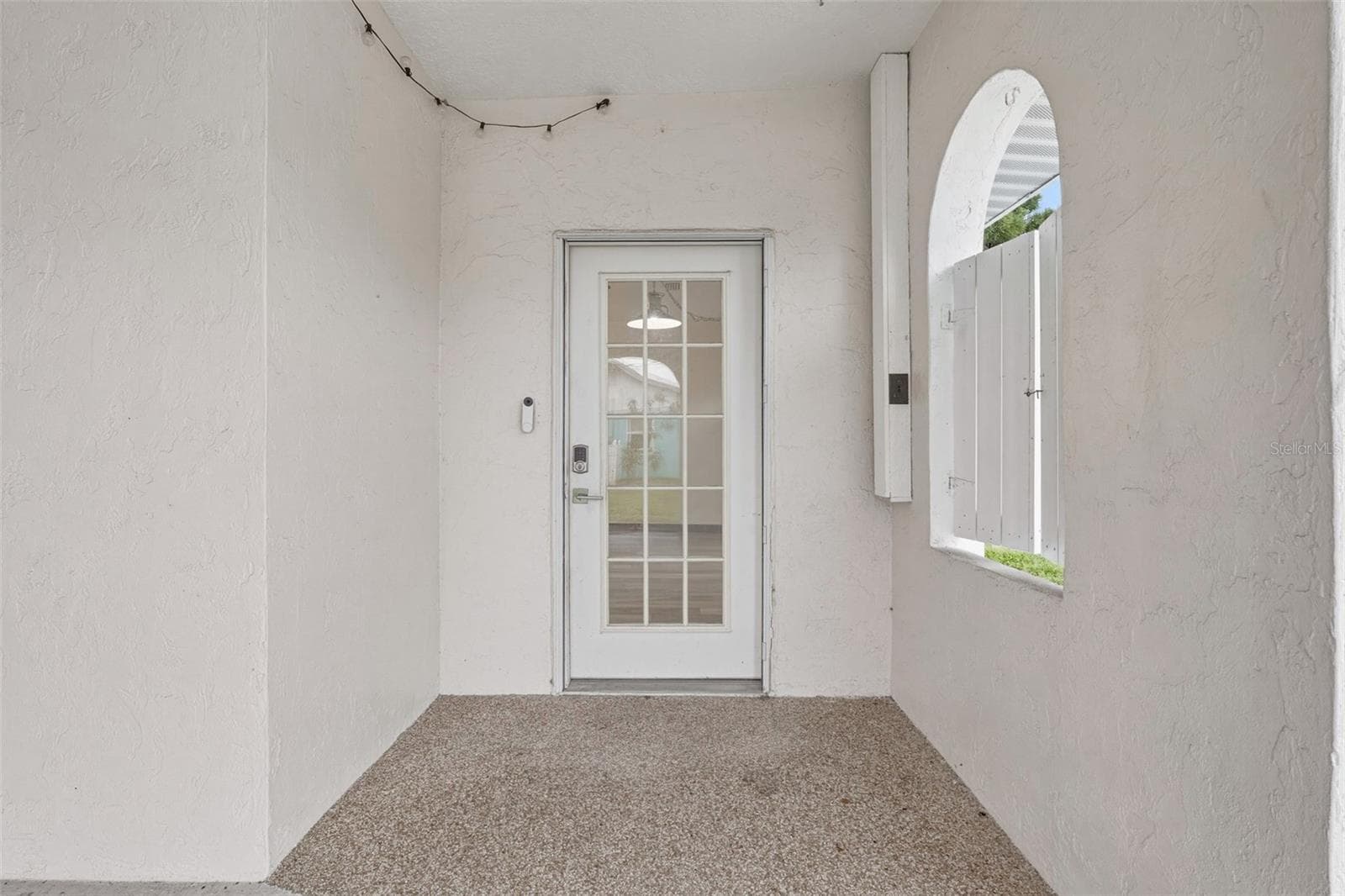 Covered Entryway with Charming Rounded Arch Detail - 1005 ALSTON LN, ENGLEWOOD