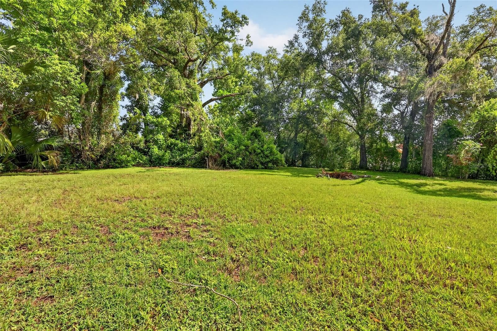 So much room to play! partially fenced yard - 428 RUTH ST, LONGWOOD