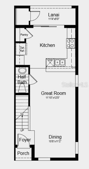 Floor 1 ~ Additional Highlights Include: Washer, dryer, refrigerator, and whole house blinds - 10609 ORBIT TER, SARASOTA