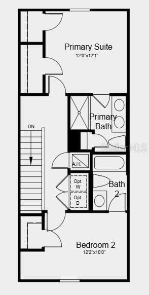 Floor 2 ~ Additional Highlights Include: Washer, dryer, refrigerator, and whole house blinds - 10609 ORBIT TER, SARASOTA