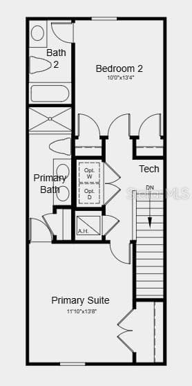 Floor 2 ~ Additional Highlights Include: washer, dryer, refrigerator, whole house blinds - 10617 ORBIT TER, SARASOTA