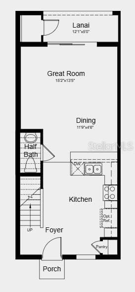 Floor 1 ~ Additional Highlights Include: washer, dryer, refrigerator, whole house blinds - 10621 ORBIT TER, SARASOTA